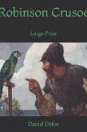 Robinson Crusoe Large Print cover image
