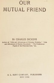 Charles Dickens' Works Our Mutual Friend cover image