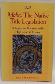 Mabo The Native Title Legislation cover image