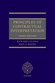 Principles of Contractual Interpretation 3e cover image