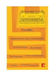 The BBC National Short Story Award 2016 cover image