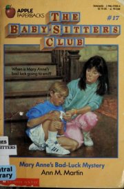 Mary Anne's Bad-Luck Mystery cover image