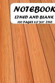 LINED PLAN BLANK NOTEBOOK: Unlined Lined Notebook Blank Plain Unlined Notebook Large 8. 5 X 11 Inch Blank Notebook Journal Lined Unlined Notebook Large Small Plain Lined Paper Notebook Lined Plain Notebook Kids Lined Blank Notebook cover image