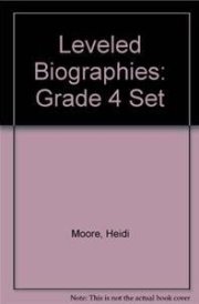 Leveled Biographies Grade 4 cover image
