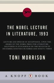 The Nobel Lecture In Literature, 1993 cover image