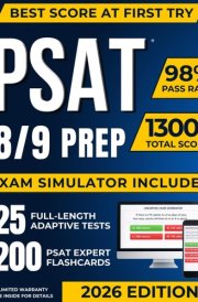 PSAT 8/9 Test Prep: The Most Complete Study Guide Including our Advanced Exam Simulator Platform, 25 Full-Length Practice Tests, and 200 Flashcards to Build a Strong Foundation for High School Success cover image