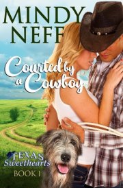 Courted by a Cowboy Small Town Contemporary Romance cover image