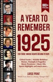 1925 A Year To Remember Birthday Book: Chronicles of Significant Historical Events, Nostalgic Ideal Gift for a Distinctive Birthday, Anniversaries or Special Occasion for Mom, Dad, Grandparent