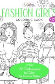The Coloring Cafe-Fashion Girls Coloring Book Too cover image