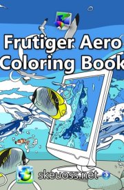 Frutiger Aero Coloring Book: 40+ High-Quality Pages of 2000s Aesthetic Nostalgic Art for Adults, Teens and Kids cover image