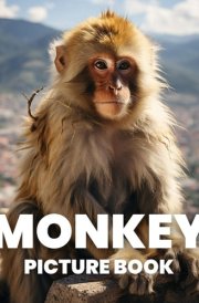 Monkey Picture Book: Discover the Lively World of Monkeys Through 100 Captivating Photographs cover image