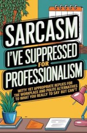 Sarcasm I've Suppressed for Professionalism: Witty Yet Appropriate Replies for the Workplace and HR-Approved Ways to Say the Things I Can’t Say Out ... a Bonus Planner! (Gag Gift for Coworkers) cover image