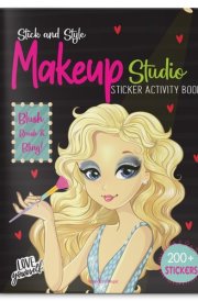 Stick and Style - Makeup Studio (Sticker Activity Book) cover image