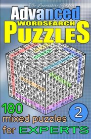 Advanced Wordsearch Puzzles for Experts: Book 2 cover image
