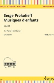 Prokofieff: Musiques D'enfants Op. 65 for Piano cover image