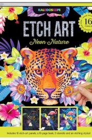 Kaleidoscope Etch Art Creations Neon Nature cover image