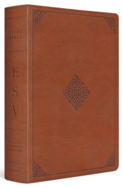ESV Study Bible (TruTone, English Saddle, Ornament Design) cover image