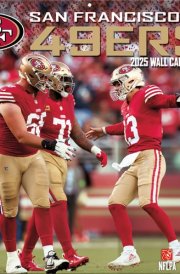 San Francisco 49ers 2025 12x12 Team Wall Calendar cover image