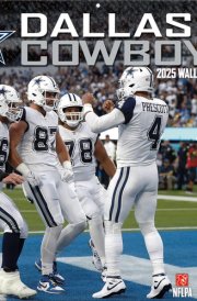 Dallas Cowboys 2025 12x12 Team Wall Calendar cover image