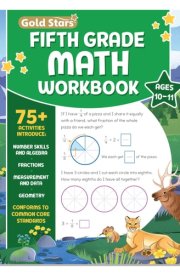 Fifth Grade Math Workbook cover image