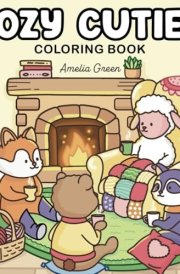 Cozy Cuties: Coloring Book for Adults and Teens Featuring Adorable Animal Characters, Relaxing Hygge Moments and Comfy Scenes cover image