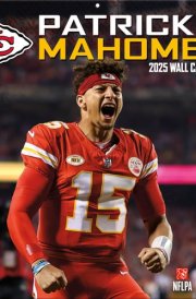 Kansas City Chiefs Patrick Mahomes 2025 12x12 Player Wall Calendar cover image