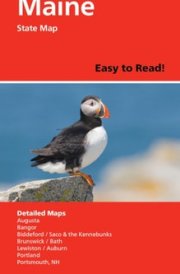 Rand McNally Easy to Read: Maine State Map cover image