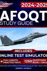 AFOQT Study Guide: Updated Air Force Officer Qualifying Test Prep with Multiple Full-Length Practice Tests and Time-Saving Study Techniques cover image