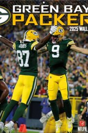 Green Bay Packers 2025 12x12 Team Wall Calendar cover image