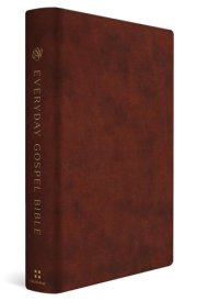 ESV Everyday Gospel Bible Connecting Scripture to All of Life (TruTone, Chestnut) cover image