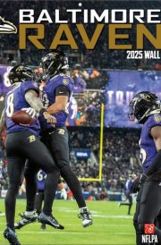 Baltimore Ravens 2025 12x12 Team Wall Calendar cover image