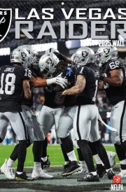 Las Vegas Raiders 2025 12x12 Team Wall Calendar cover image