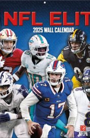 NFL Elite 2025 12x12 Wall Calendar cover image
