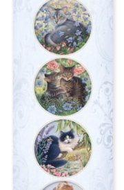 Ivory Cats Slim Calendar 2025 (Art Calendar) cover image