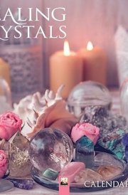 Healing Crystals Wall Calendar 2025 (Art Calendar) cover image