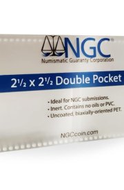 Official NGC® Plastic 2.5” x 2.5” Double Pocket Coin Flips cover image