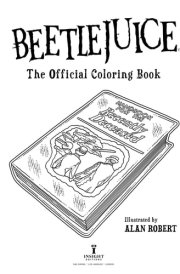 Beetlejuice: The Official Coloring Book cover image