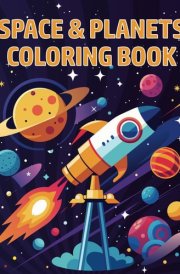 Space and Planets Coloring Book for Kids: A Fun Outer Space Adventure Into Our Solar System: For Kids 4-8, 5-8, for Rockets and Spaceships Fanatics cover image