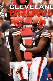 Cleveland Browns 2025 12x12 Team Wall Calendar cover image