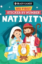 Brain Games - My First Sticker by Number: Nativity cover image