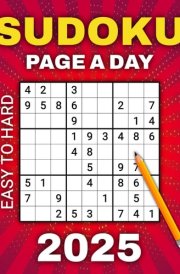 Sudoku 2025 Page A Day: 365 Days of Puzzles for Adults From Easy to Hard cover image