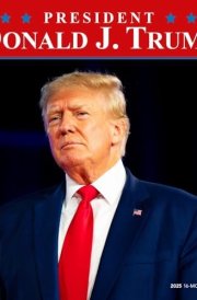 President Donald J. Trump | 2025 12 x 24 Inch Monthly Square Wall Calendar | Plastic-Free | BrownTrout | Celebrity Apprentice Tower Republican POTUS cover image