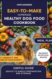 Easy-to-Make Homemade Healthy Dog Food Cookbook: Useful Guide of Balanced and Nutritious Recipes. Advice to Simple Preparation and Storage. Boost Longevity and Happiness of Your Puppy with a Meal Pla cover image