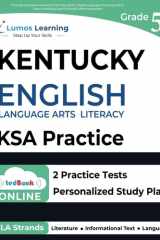 Kentucky Summative Assessment Test Prep: Grade 5 English Language Arts Literacy (ELA) Practice Workbook and Full-length Online Assessments: KSA Study Guide cover image