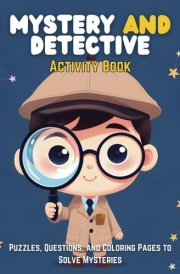 Mystery & Detective Activity Book for Kids: Puzzles, Questions & Coloring Pages to Solve Mysteries cover image