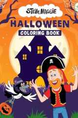 Steve and Maggie Halloween Coloring Book: Fun and Spooky Coloring Pages for Kids with Steve and Maggie – Perfect for Halloween Learning and Creativity cover image