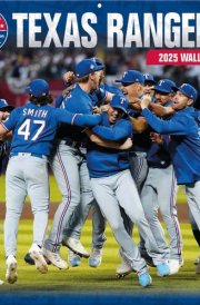 Texas Rangers 2025 12x12 Team Wall Calendar cover image