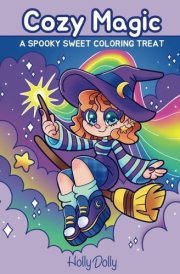 Cozy Magic: A Spooky Sweet Coloring Treat cover image