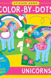 Color-By-Dots Sticker Book - Unicorns (Over 1,900 Dot Stickers to Created Incredible Scenes) cover image