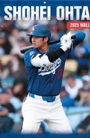 Mlb Shohei Ohtani Player Calendar 2025 12x12 Player Wall Calendar cover image